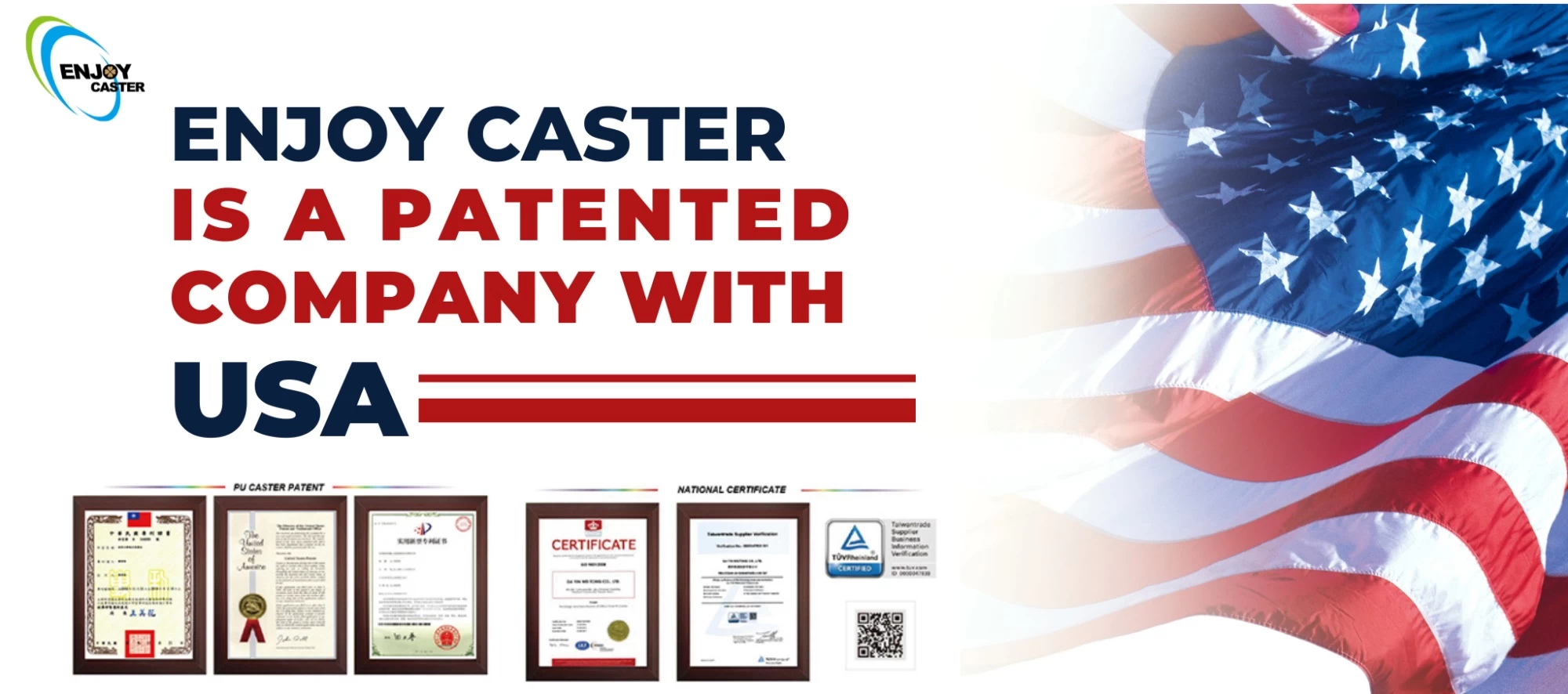 Enjoy Caster is a Patented company