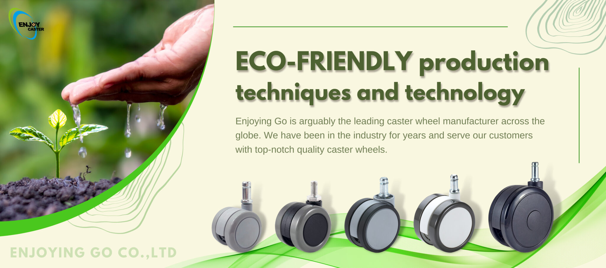 Eco-Friendly Casters | Sustainable Mobility Solutions | Enjoying Go